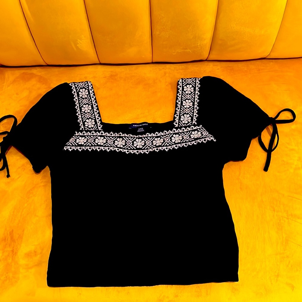 AE boho crop top